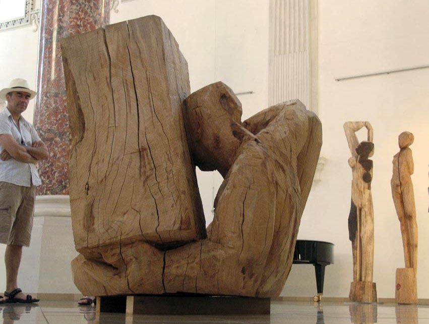 noch einwenig, Buche, H 130cm